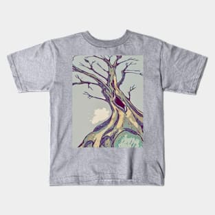 Solitary leaf Kids T-Shirt